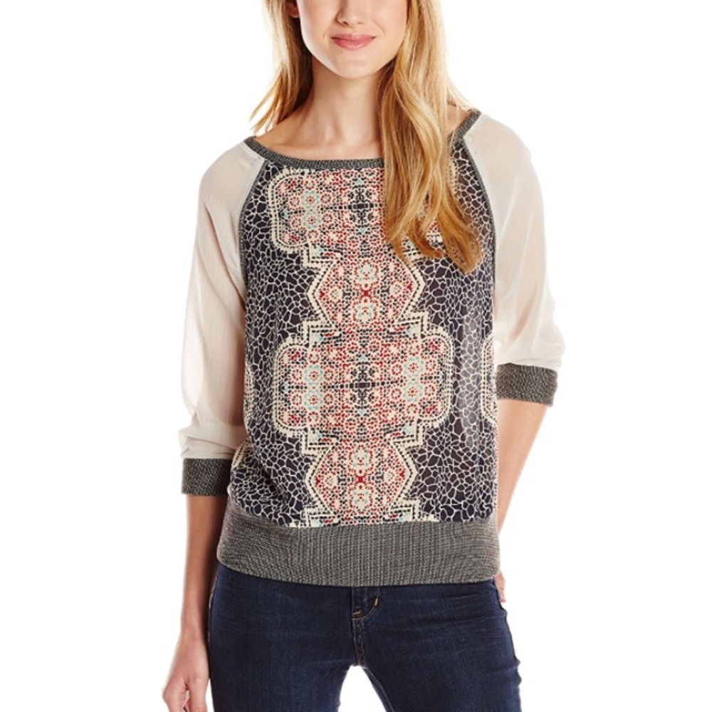 Sanctuary multi colored blouse